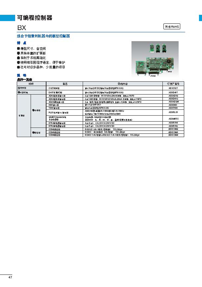 可编程控制器